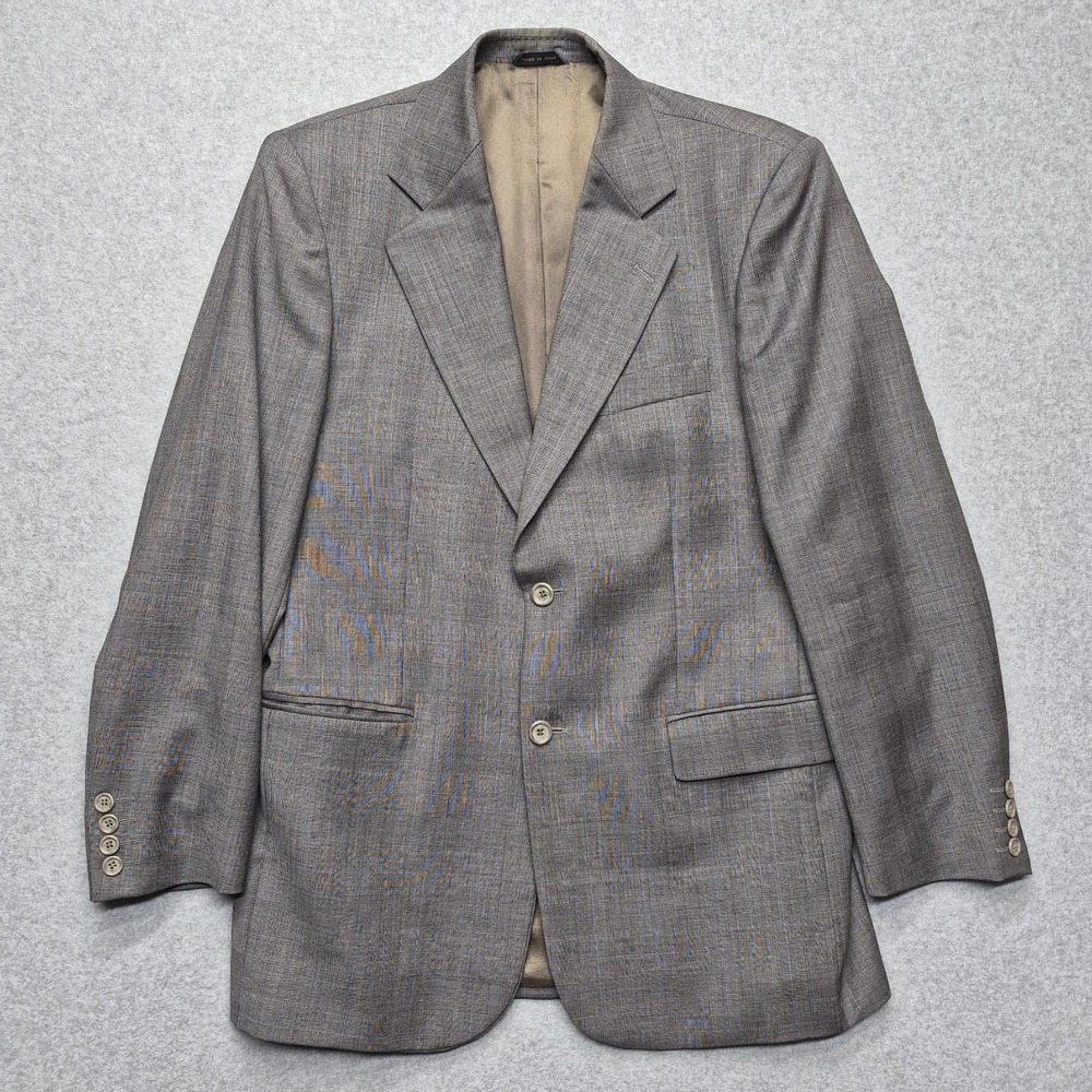Ferrari Mens Sport Coat  men Jacket Size 40R 50R Grey Vintage